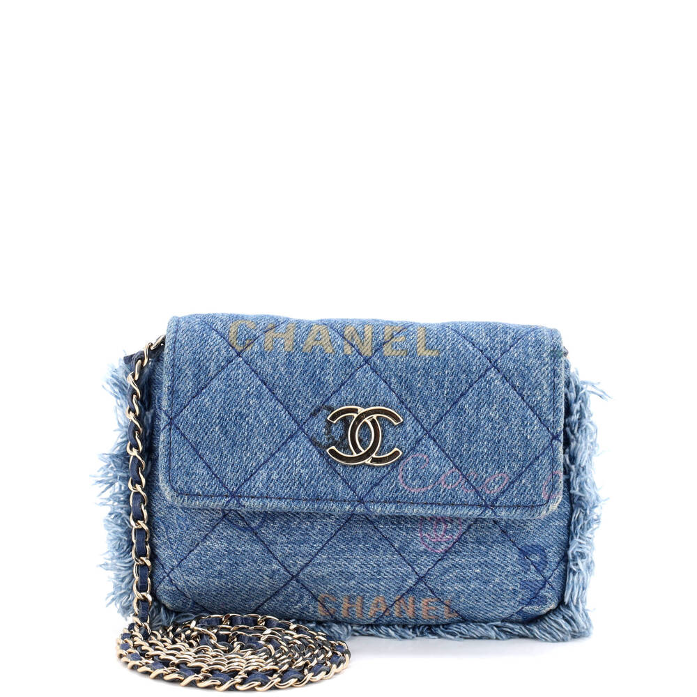 Chanel Denim Mood Flap Clutch With #263910C22B
